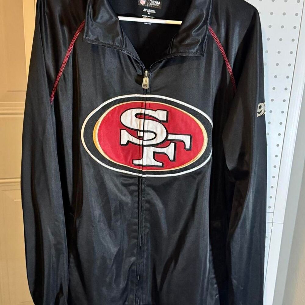 San Francisco 49ers NFL Team Apparel Full Zip Track Jacket XLT